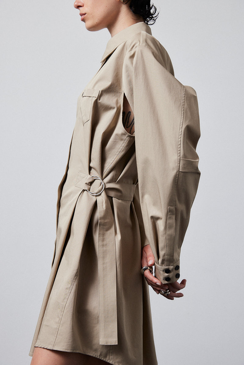 ARTIST SHIRT DRESS - BUY NOW // SHIP NOW