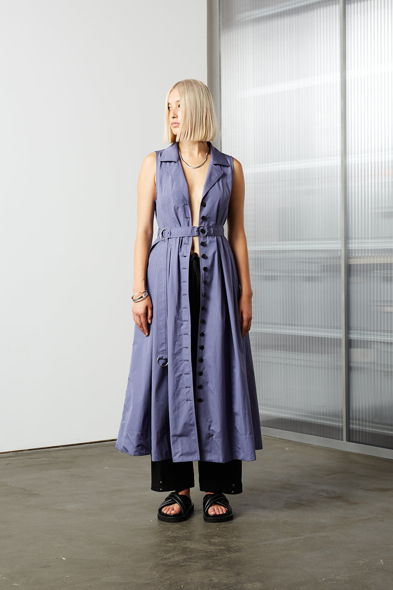 BUTTON DRESS