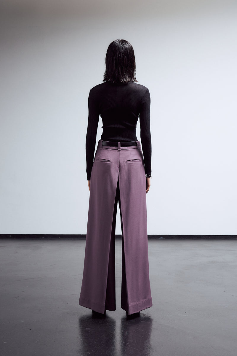 DEEP PLEATED PANTS