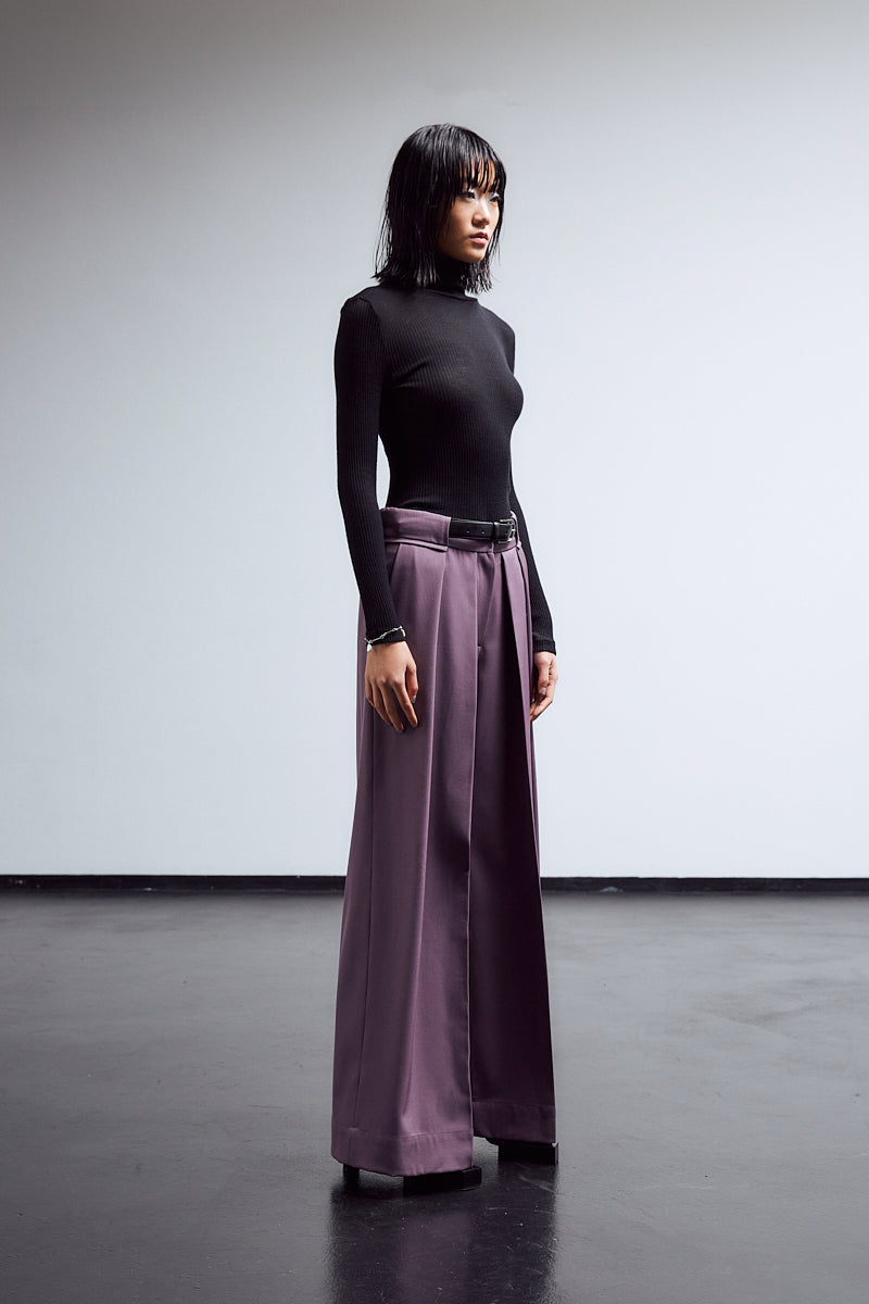 DEEP PLEATED PANTS