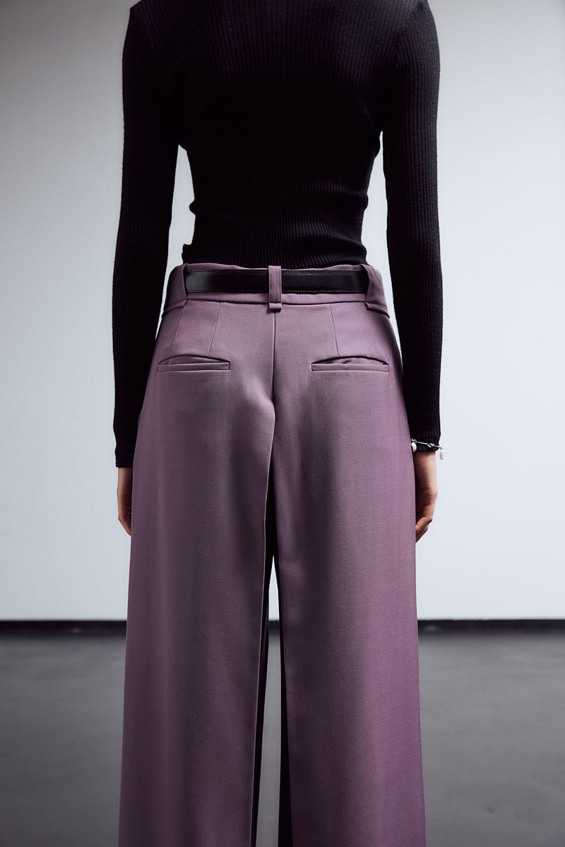 DEEP PLEATED PANTS