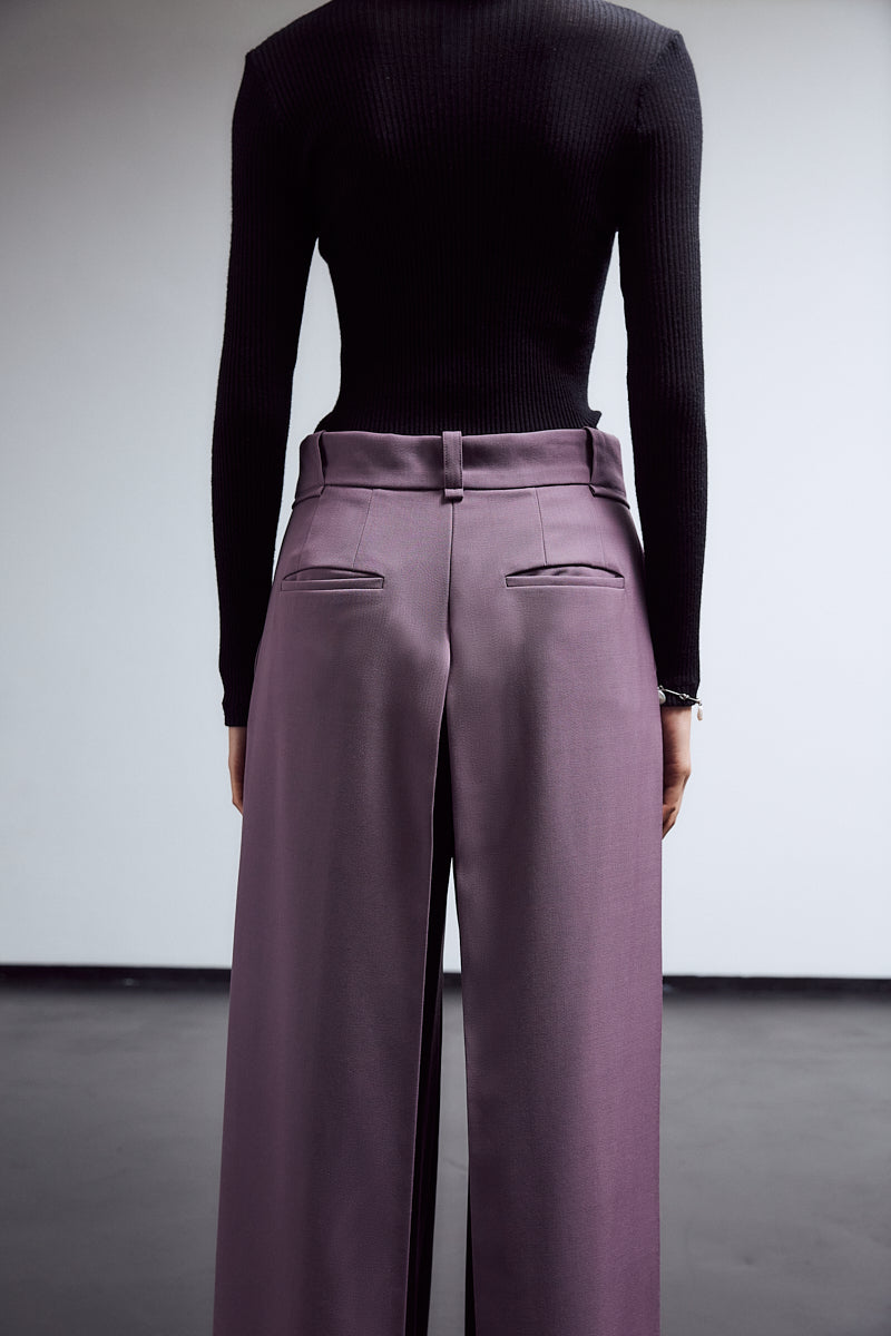 DEEP PLEATED PANTS