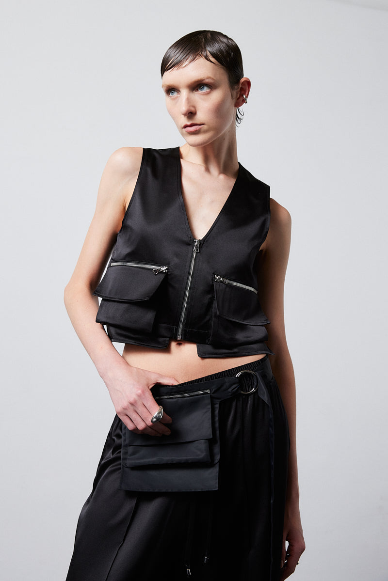MINI ZIPPER VEST - BUY NOW // SHIP NOW