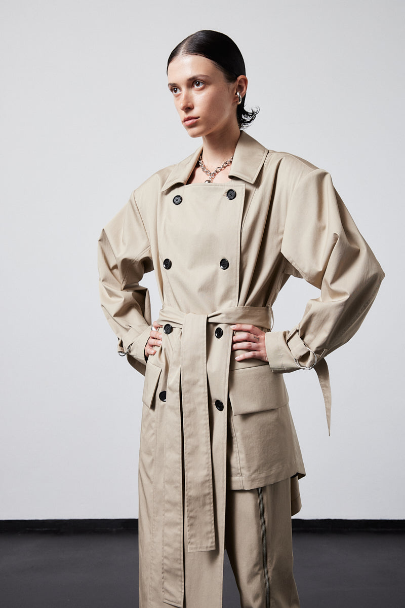 正規品　Design trench short CT ECLIPSE TRENCH COAT – INTERNATIONAL CITIZEN