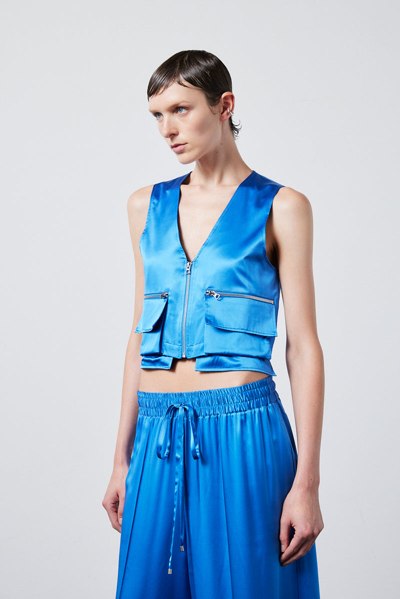 MINI ZIPPER VEST