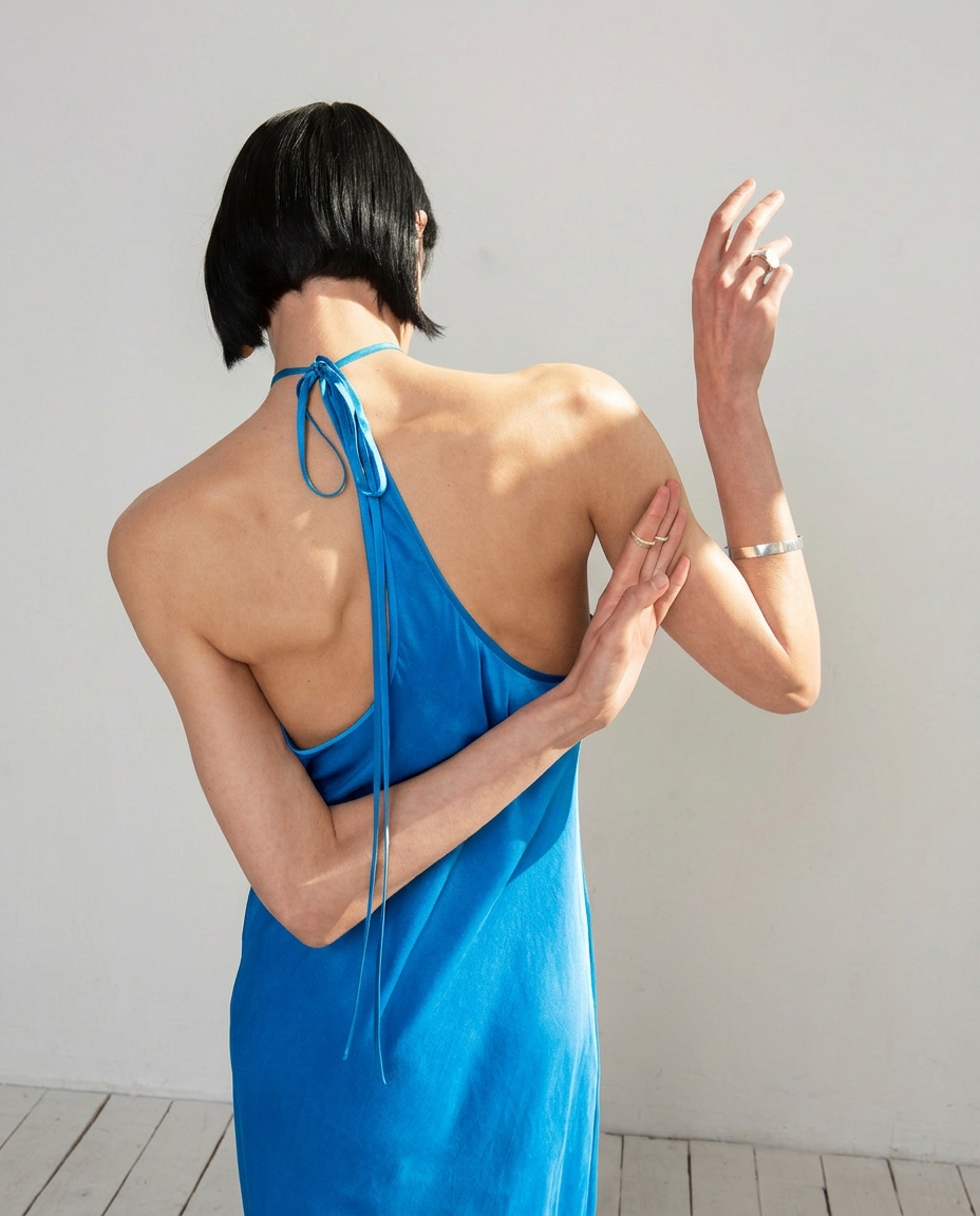 LONG CHAKRA SLIP DRESS